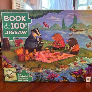 LIKE NEW: 3 Puzzle sets-Wizard of Oz/Wind In The Willows/Rainforest